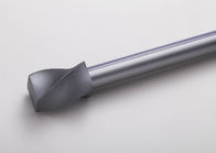 Panjang 100cm Tebal 0,5mm Batang Tirai Finals Tiang Tirai Berakhir Aluminium