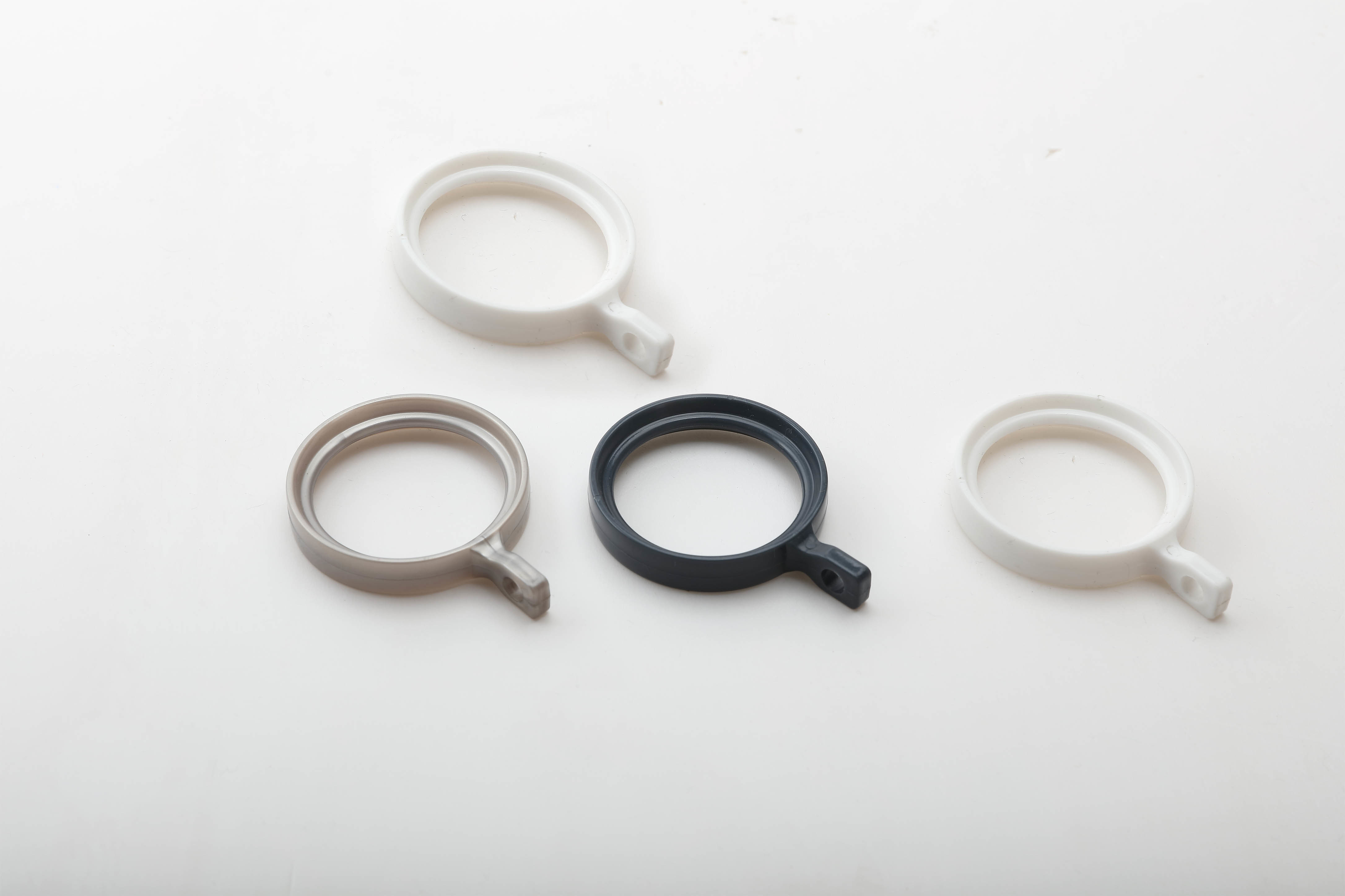 Cincin Batang Tirai Tebal 2mm Boningsi Plastik Untuk Kamar Mandi