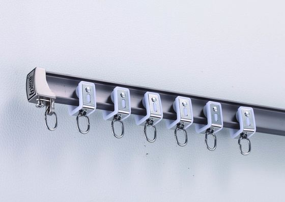 Harga yang bagus Aluminium Ceiling Mounted 5.5m Panjang Track Tirai Ditekuk Melengkung on line