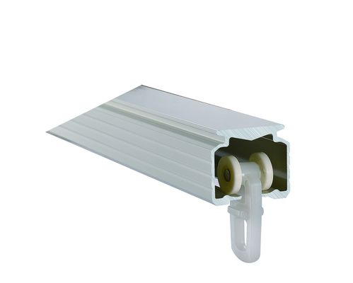 Harga yang bagus 0.8mm Tebal Aluminium Curtain Track 5m Tirai Rel Untuk Kamar Mandi on line