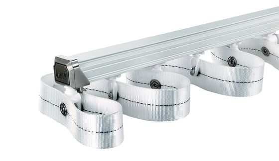 Harga yang bagus Aluminium Alloy disesuaikan Panjang Double Curtain Track Wall Mount on line