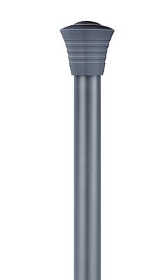 Harga yang bagus Mudah Dibersihkan 350cm Panjang 19mm Diameter Batang Tirai Aluminium Gantung on line