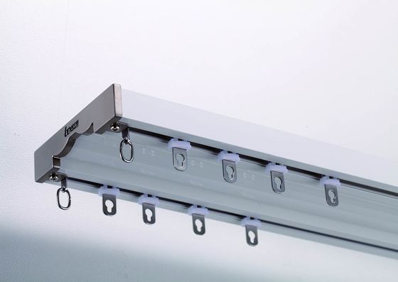Harga yang bagus curtain box pelmet conjoined double track Shower Curtain Rod Double Track on line