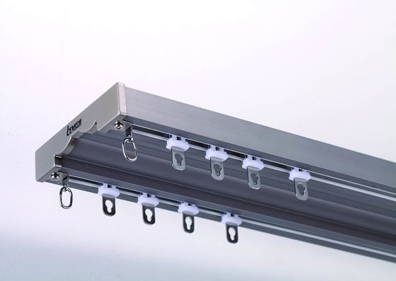 Harga yang bagus Suspended Ceiling Double Curtain Track Exterior Aluminum Curtain Track on line