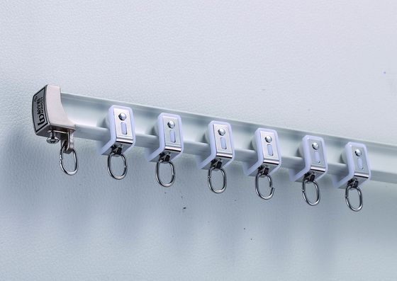 Harga yang bagus heavy duty bendable curtain track curved ceiling mounted curtain track on line