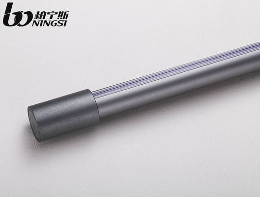 Harga yang bagus Thickened curtain rod curtain track pulley curtain rod mute straight rail slide rail top mounted side single Roman rod on line