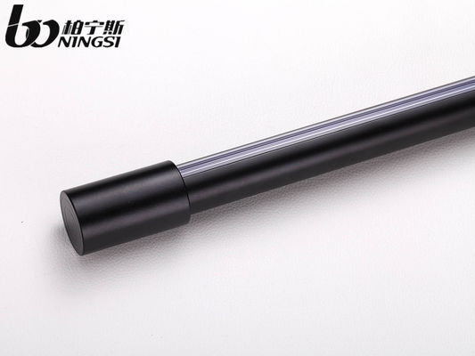 Harga yang bagus Single Dan Double 10mm Diameter 0.8mm Tebal Batang Aluminium Untuk Tirai on line