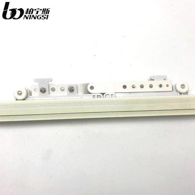 Harga yang bagus curtain rod motorized drapery drape track s-wave automatic hardware s-fold rail wave ripple fold master carrier on line