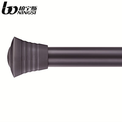 Harga yang bagus 300cm Panjang 0.8mm Tebal 25mm Batang Tirai Berakhir Untuk Tirai on line