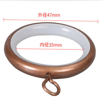 Harga yang bagus 25mm Diameter Batang Tirai Cincin Tirai Lubang Cincin Untuk Mandi on line