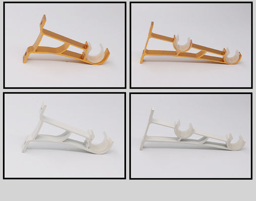 Harga yang bagus Electroplating 28mm Diameter 0.4mm Tebal Tiang Tirai Aluminium Bracket on line