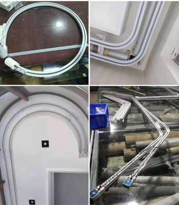 Harga yang bagus Tebal 1.2mm Smart Rods Curved Shower Rod dengan sertifikasi UL on line