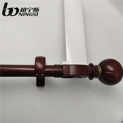 Harga yang bagus 19mm Diameter 1mm Tebal Batang Tirai Cerdas Untuk Ruang Tamu on line