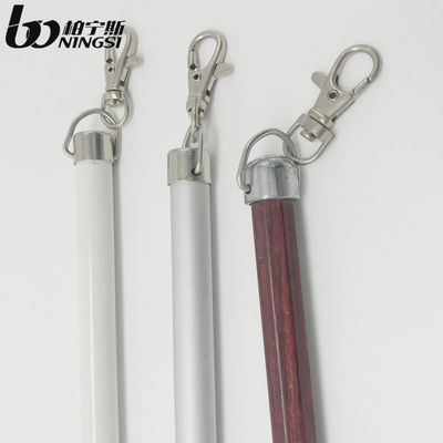 Harga yang bagus Transparan 15mm Dia 100cm Panjang Drapery Menarik Drapery Wands Adjustable on line