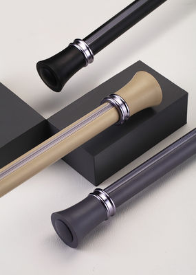 Harga yang bagus 0.7mm Tebal Diameter 16mm Tutup Ujung Rel Tirai Untuk Dekorasi Jendela on line